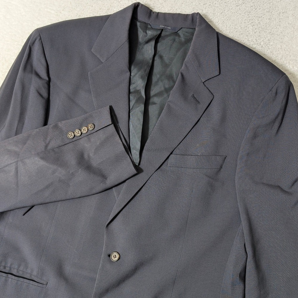 Brooks Brothers Blazer Men 41 L Gray Brooksaire 100% Worsted Wool Made in USA